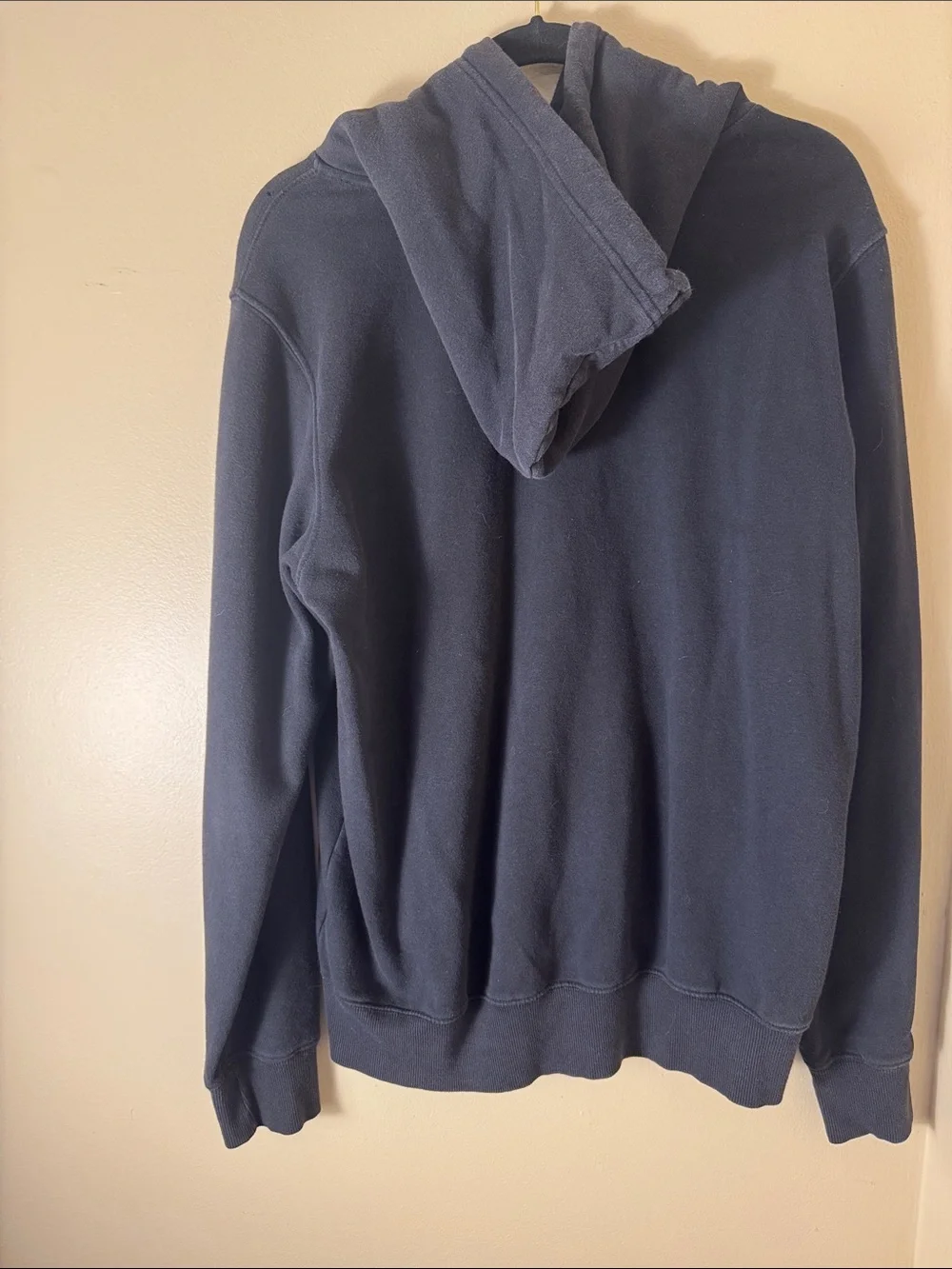 The North Face Black Hoodie with White Logo